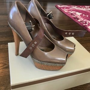 MARNI Brown Heels